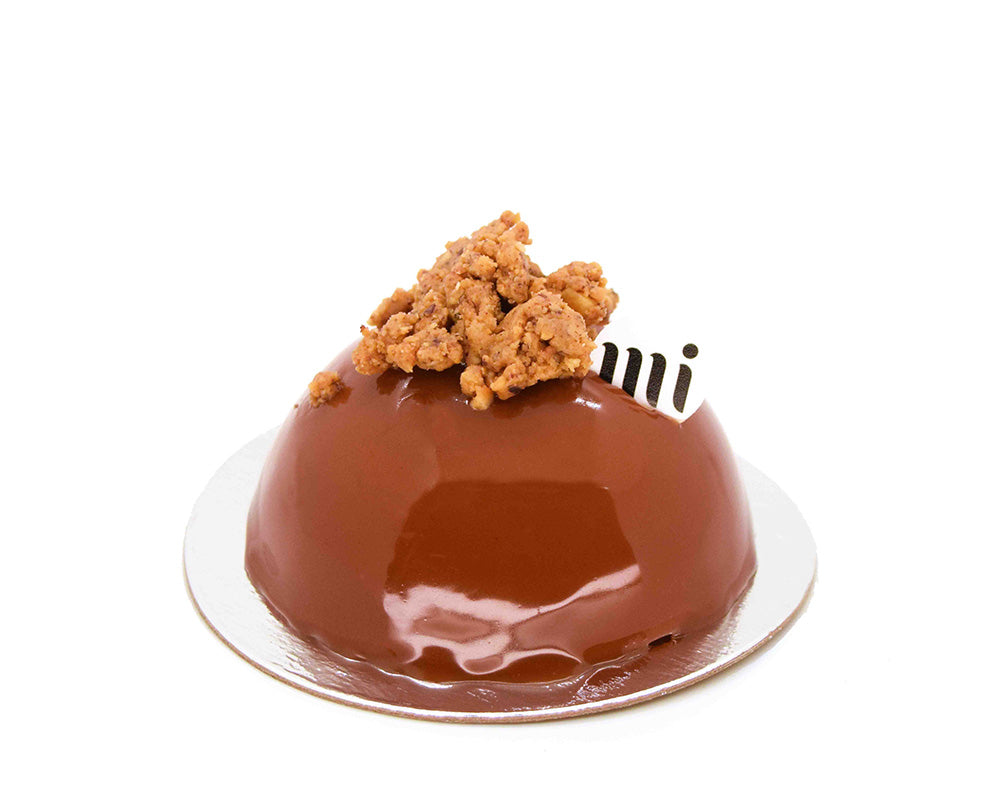 Hazelnut Chocolate Mirror Mousse Cake