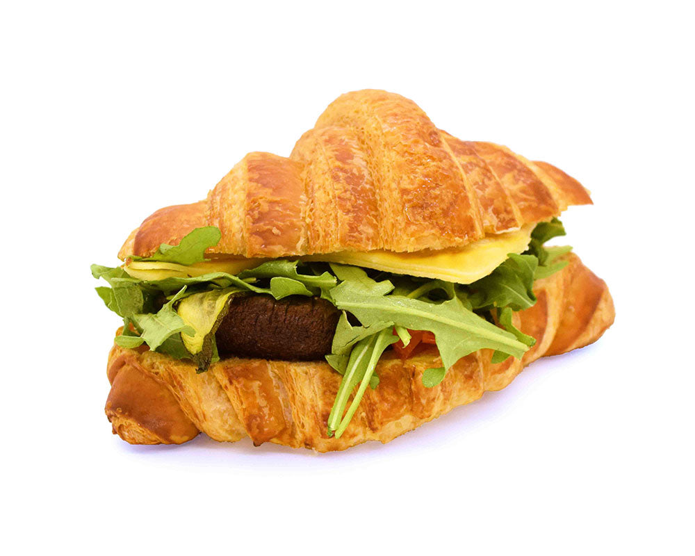 Vegetarian Croissant Sandwich