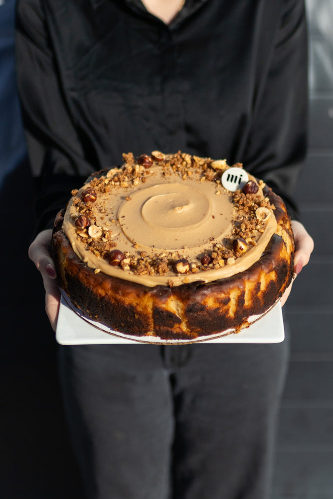 
                  
                    Load image into Gallery viewer, Hazelnut Basque Cheesecake
                  
                