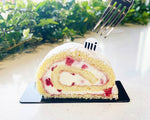 strawberry swiss roll, strawberry and cream, strawberry shortcake